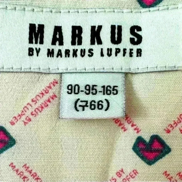 NWOT Markus by Markus‎ Lupfer Carter Lip Print Dress Size M - Picture 4 of 8
